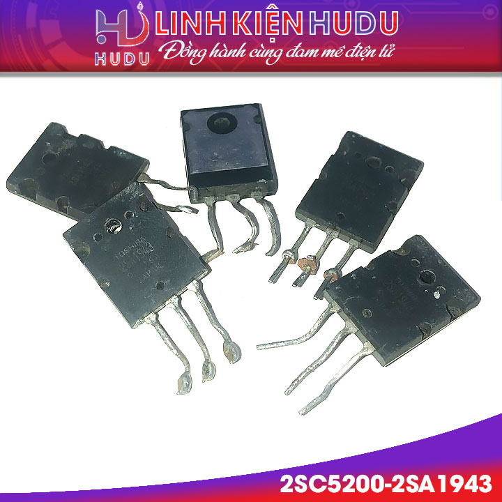 5 CẶP SÒ ÂM THANH [2SA1943 2SC5200]  5200 – 1943 THÁO MÁY